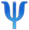stylized letter psi