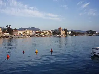 View of Aegina's seafront