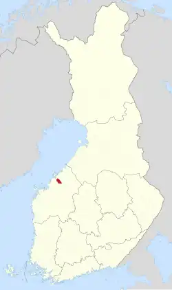 Location of Esse in Finland