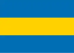 The unofficial flag from 1921 to 1954