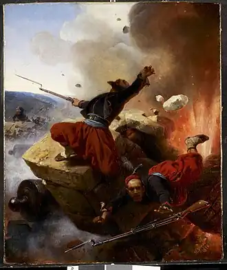 Zouaves at the Malakoff, 1856