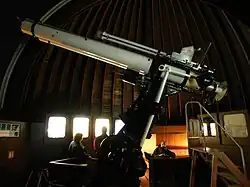 The observatory's main instrument: double refractor made by Zeiss in 1908
