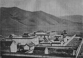 Temples of Urga in 1900.