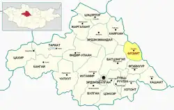 Ölziit District in Arkhangai Province