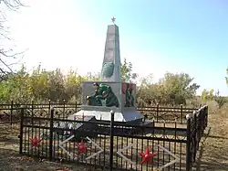 Mass grave of Soviet soldiers in Fedorivka