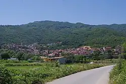Panoramic view of the village