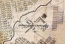 Military Townlet, map of 1924.