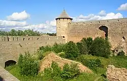 The Gate Tower from the Castle side in 2007