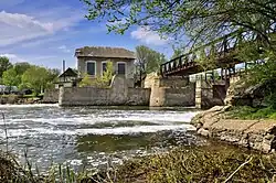 Old hydroelectric power station in Velyka Oleksandrivka