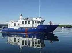 Russian National Guard vessels at Severobaykalsk in 2018
