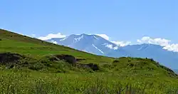 Scenery around nearby mountain Mets Ishkhanasar