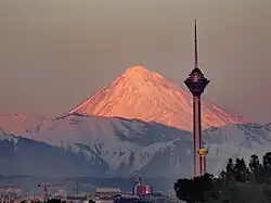 Milad Tower, and Mount Damavand