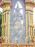 Prasat Thong as a deified idol at Wat Chumphon Nikayaram, Bang Pa-in, Ayutthaya