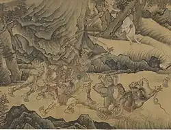 Ming Soushan Tu (Partial), Top right (1450 C.E.)
