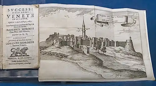 Prospect of the City and Fortress of Coron (Koroni) - Museo Correr