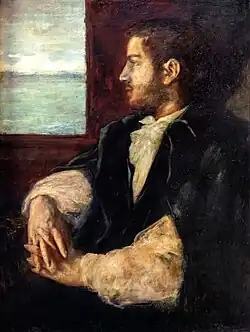 Self-portrait circa 1895.