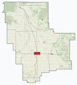 Location in Westlock County