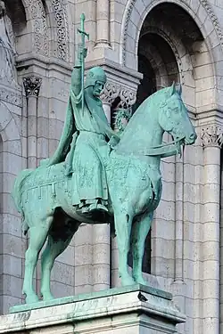 Equestrian Statue of Louis IX [fr], (1827), 18th arrondissement of Paris