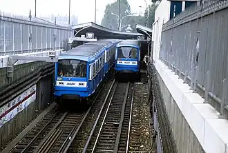 2 MF 67F with old livery on line 5