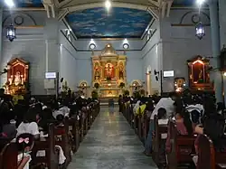 Church interior in 2016