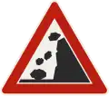 125-10 – Falling rocks (formerly used )