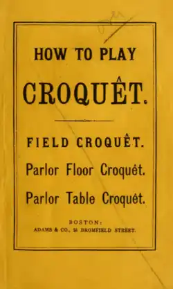 How to Play Croquet, 1865