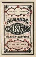 The Advertiser's Almanac for 1875