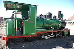 0-4-2WT Olive, an 18 in (457 mm) gauge locomotive, at the Kimberley Mine Museum, 2007