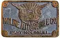 1906 Moline Automobile Plate