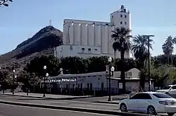 The Hayden Flour Mill, was originally built by Charles T. Hayden in 1874, thus the name of "Mill Avenue" in Tempe.