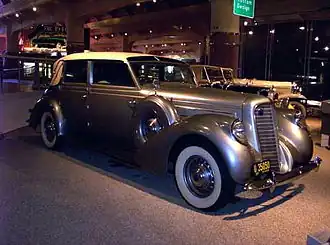 1937 Lincoln Model K Brunn touring cabriolet