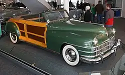 1948 Chrysler Town and Country, a convertible woodie
