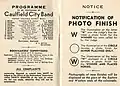 1949 MRC C F Orr Stakes showing raceday notices