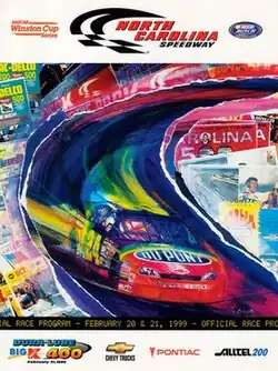 The 1999 Dura Lube/Big K 400 program cover.