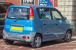 The rear end of the first Atos