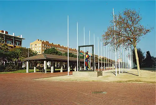 Parc of the Port Olímpic de Barcelona, a park located in this neighbourhood