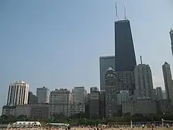 East Lake Shore Drive Historic District from Oak Street Beach