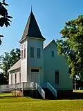 Marvin Methodist Church, founded 1830 in the nearby Green Hill community. Present building was erected in 1900.