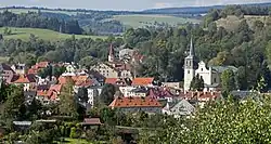 Panorama of the town