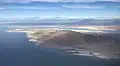 Aerial view of Antelope Island