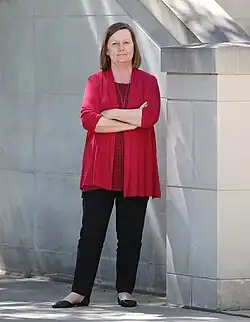 Author Cynthia Shearer smiling at the Camera