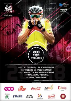 Event poster with previous winner Dylan Teuns