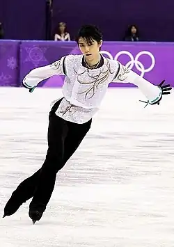 Yuzuru Hanyu at the 2018 Winter Olympics