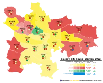2022 results map