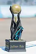 Berlin ePrix 2023 pole position trophy.