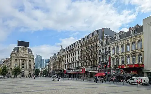 The square as it appears today