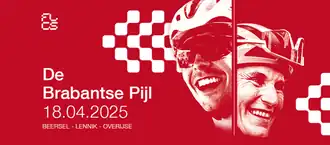 Event poster with previous winners Benoît Cosnefroy and Elisa Longo Borghini