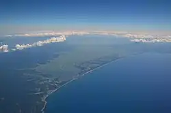 Aerial photo of the area.