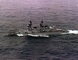 USS John Young on 26 August 1987
