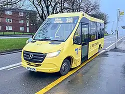 Awaiting to run the 356 service towards Ashton-Under-Lyne, this bus is owned by Diamond Bus North West.